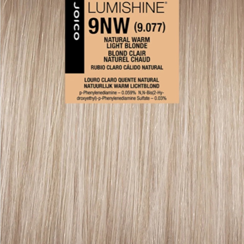 Joico LumiShine 9NW Natural Warm Light Blonde
